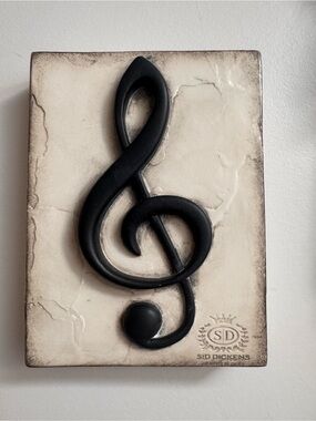 Sid Dickens - T-572 "Treble Clef" Memory Art Block